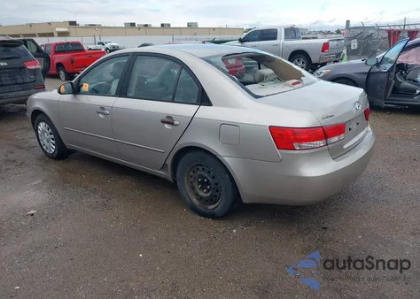 2007 Hyundai Sonata Gls z USA, uszkodzony, nr VIN 5NPET46C17H208343